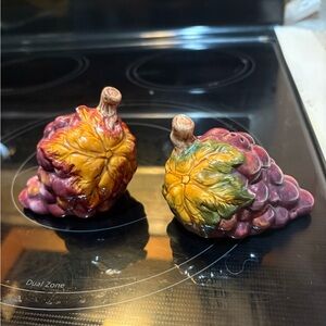 Grape Cluster Salt and Pepper Shakers